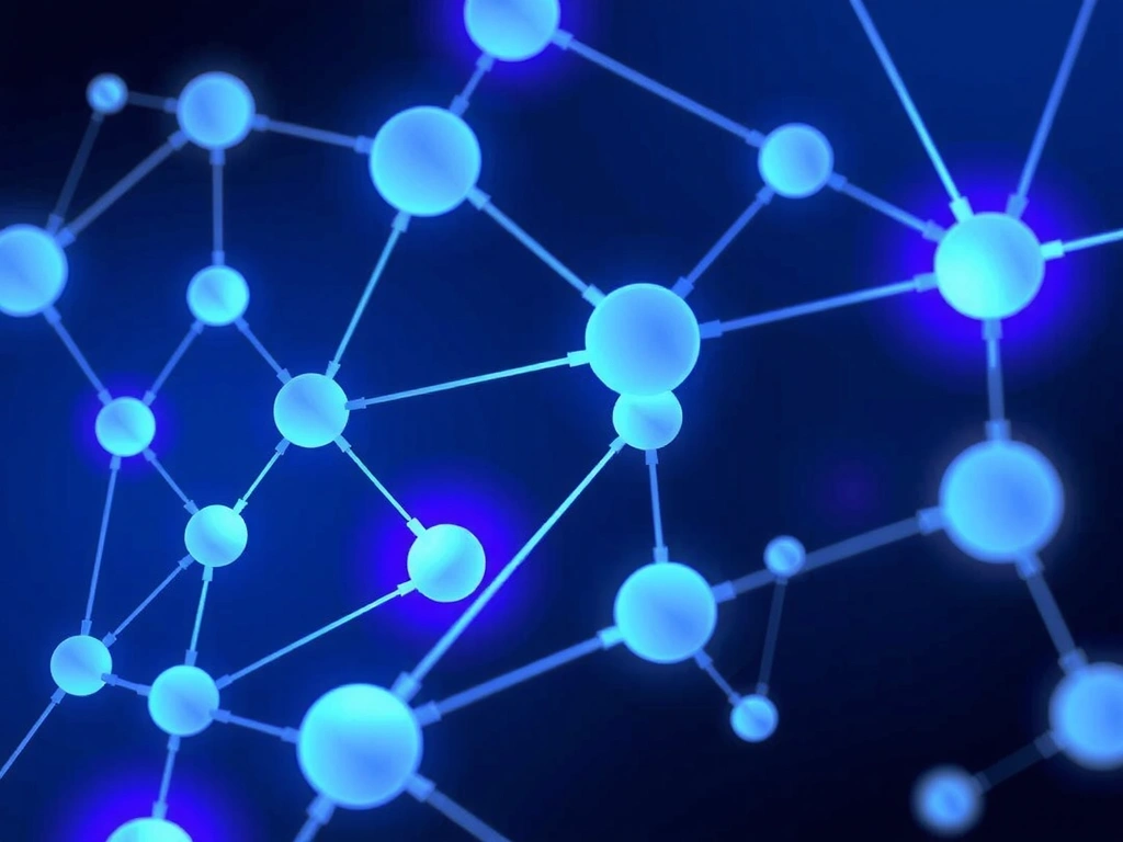 Abstract representation of digital data flow and privacy